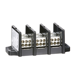 9080LBA362106 – Power distribution block, Linergy, 3 pole, 1 line, 6 load, 175A Cu, 135A Al, 600V