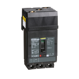 HJA36015 – Circuit breaker, PowerPacT H, 15A, 3 pole, 600VAC, 25kA, I-Line, thermal magnetic, 80%, ABC