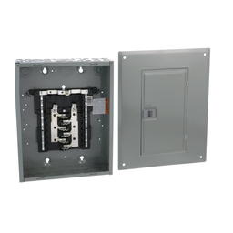 HOM1224L125PGCVP – Load center, Homeline, 1 phase, 12 spaces, 24 circuits, 125A convertible main lugs, PoN, NEMA1, gnd bar, value pack