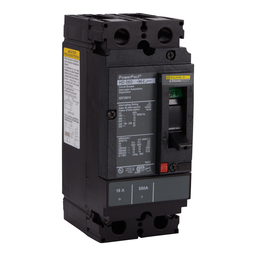 HDF26090 – Circuit breaker, PowerPacT H, 90A, 2 pole, 600VAC, 14kA, busbar, thermal magnetic, 80%
