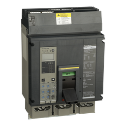 PJA36080U44A – Circuit breaker, PowerPacT P, 800A, 3 pole, 600VAC, 25kA, I-Line, Micrologic 6.0A, 80%, ABC