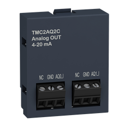 TMC2AQ2C – analogue output cartridge, Modicon M221, 2 analog current outputs, IO extension