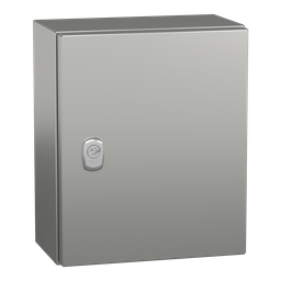 NSYS3X302515 – Wall mounted enclosure, PanelSeT S3X, stainless steel 304L, plain door, 300x250x150mm, IP66