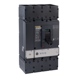 LRL36600U33X – Circuit breaker, PowerPacT L, 600A, 3 pole, 600VAC, 100kA, lugs, MicroLogic 3.3S, 80%