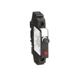 9080GCB50 – Circuit protector, Linergy, thermal magnetic overcurrent, track mount, 5.0A, 250VAC, 65VDC