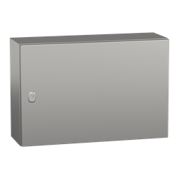 NSYS3X4620H – Wall mounted enclosure, PanelSeT S3X, stainless steel 316L, plain door, 400x600x200mm, IP66