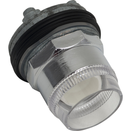 9001K1L – Illuminated push button head, Harmony 9001K, metal, plastic guard flush, without cap, 30mm, spring return, without bulb