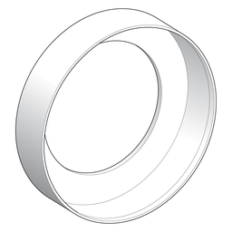 ZB4BZ007TQ – Washer, Harmony XB4,  liquid spray protective washer for insertion beneath head, chromium plated, set of 500