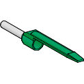 DZ5CA003 – Cable end, Linergy TR cable ends, Single conductor, green, 0.34mmÂ², medium size, markable, 10 sets of 100