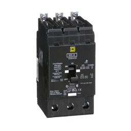 EDB34100 – Mini circuit breaker, E-Frame, 100A, 3 pole, 480Y/277VAC, 25kA max, bolt on