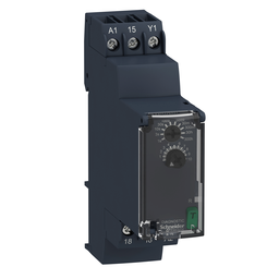 RE22R1AMR – dual function relay, Harmony Timer Relays, A, 1 CO, 0.05sâ€¦300h, power on delay, 24…240V AC DC