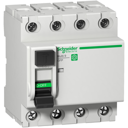 SQD M9R81440 RESIDUAL CURRENT CIRCUIT BREAKER (RCCB), MULTI9 GFP, 4P, 40A, A-SI TYPE, 30MA