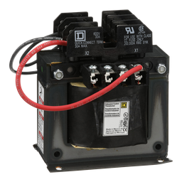9070TF300D3 – Industrial control transformer, Type TF, 1 phase, 300VA, 208V primary, 120V secondary, 50/60Hz