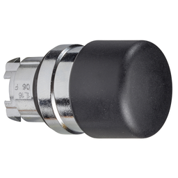 Square D ZB4BC24 22 mm Black Mushroom Head Momentary Push Button Operator