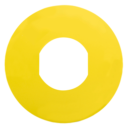 ZBY9101 – Blank legend, Harmony XB4, Harmony XB5, unmarked, 60mm, for emergency switching off pushbutton