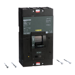 LHL36300 – Circuit breaker, LH, 300A, 3 pole, 600VAC, 25kA, 250VDC, 50kA, lugs, thermal magnetic