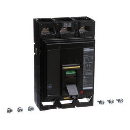 MGF36300 – Circuit breaker, PowerPacT M, 300A, 3 pole, 600VAC, 18kA, busbar, ET 1.0, 80%