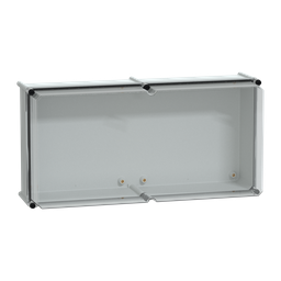 NSYPLS3672AG – PLS box, polyester rear, transparent PC cover IP66 36x72x23cm