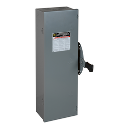 DTU223 – Safety switch, double throw, non fusible, 100A, 240VAC, 250VDC, 2 pole, 20HP, NEMA 1