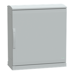 NSYPLAZT773G – Floor standing polyester enclosure, Thalassa PLA, open bottom, ventilated canopy, 750x750x320mm, IP44, IK10
