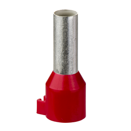DZ5CA102D – Cable end, Linergy TR cable ends, single conductor, red, 10mmÂ², for insulated cable, medium size, 10 sets of 100