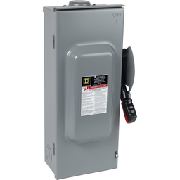 H327R – Safety switch, heavy duty, fusible, 800A, 3 wire, 3 pole, 250hp, 240VAC/250VDC, NEMA 3R