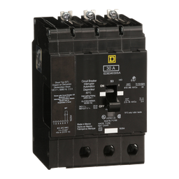 EDB34030SA – Mini circuit breaker, E-Frame, 30A, 3 pole, 480Y/277VAC, 25kA max, bolt on, shunt trip