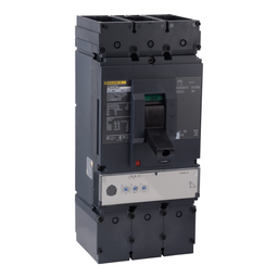 LDP36400CU31X – Circuit breaker, PowerPacT L, 400A, 3 pole, 600VAC, 14kA, lugs, MicroLogic 3.3, 100%