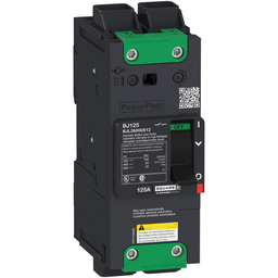 BDL26000S12 – Automatic Switch, PowerPacT B, Unit Mount, 600 V AC, 125 A, 2 Pole, EverLink