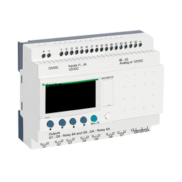 SR3B261JD – modular smart relay, Zelio Logic SR2 SR3, 26 IO, 12V DC, clock, display