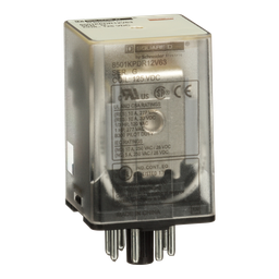 8501KPDR12V63 – Relay, Harmony 8501K, DPDT, 8 pins, coil, 10A resistive at 120V AC, 125V DC, 1 HP at 277V AC, 2NO   2NC