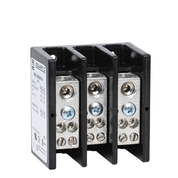 9080LBC362104 – Power distribution block, Linergy, 3 pole, 1 line, 4 load, 175A Cu, 600V