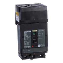 HGA36090 – Circuit breaker, PowerPacT H, 90A, 3 pole, 600VAC, 18kA, I-Line, thermal magnetic, 80%, ABC