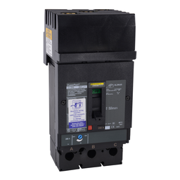 JJA36250SA – Circuit breaker, PowerPacT J, 250A, 3 pole, 600VAC, 25kA, I-Line, thermal magnetic, 80%, ABC, shunt