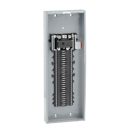 QO154M200P – Load center, QO, 1 phase, 54 spaces, 64 circuits, 200A convertible main breaker, PoN, NEMA1