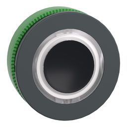 ZB5FW913 – Head for illuminated push button, Harmony XB5, plastic, white flush mounted, 30mm, universal LED, illuminated ring