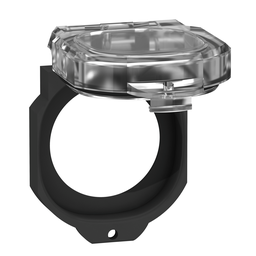 ZBSP2 – Rigid protection cover, Harmony XB5, plastic, transparent, for RJ45 and USB ports