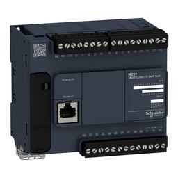 TM221C24U – Logic controller, Modicon M221, 24io tr.npn