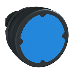 ZB5AC680 – Head for push button, Harmony XB5, harsh environment, dark blue, 22mm, spring return, unmarked