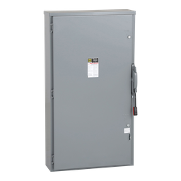 H326NR – Safety switch, heavy duty, fusible, 600A, 4 wire, 3 pole, 1 neutral, 200hp, 240VAC/250VDC, NEMA 3R