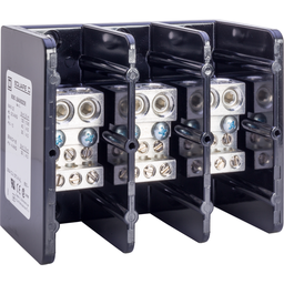 9080LBA363206 – Power distribution block, Linergy, 3 pole, 2 line, 6 load, 350A Cu, 270A Al, 600V