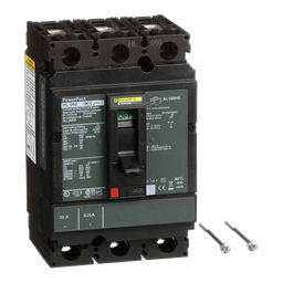 HLL36035 – Circuit breaker, PowerPacT H, 35A, 3 pole, 600VAC, 50kA, lugs, thermal magnetic, 80%