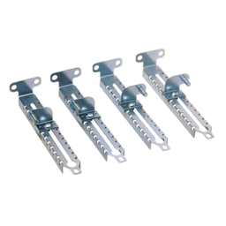 NSYSDCR250 – Set of 4 step slides made of treated steel, D250mm