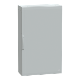 NSYPLA1273G – Floor standing polyester enclosure, Thalassa PLA, plain door, completely sealed, 1250x750x320mm, IP65, IK10