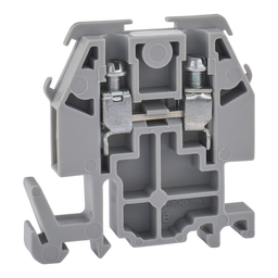 9080GME6 – Terminal block, Linergy, box lug connector, grey colored block, 30A, 600V