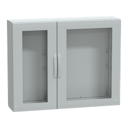 NSYPLA10123TG – Floor standing polyester enclosure, Thalassa PLA, glazed door, completely sealed, 1000x1250x320mm, IP65, IK08