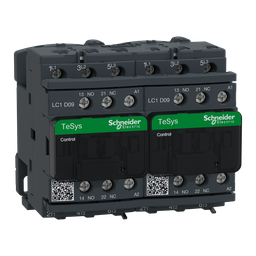 LC2D09B7 – TeSys Deca reversing contactor – 3P(3 NO) – AC-3 –