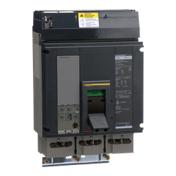 PJA36080U33A – Circuit breaker, PowerPacT P, 800A, 3 pole, 600VAC, 25kA, I-Line, Micrologic 5.0, 80%, ABC