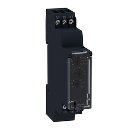 RE17RMMU – multifunction relay, Harmony Timer Relays, 8A, 1CO, 0.1s..10 h, power on delay, symmetrical flashing, 24V DC or 24…240V AC DC