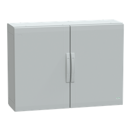 NSYPLA7103G – Floor standing polyester enclosure, Thalassa PLA, plain door, completely sealed, 750x1000x320mm, IP65, IK10
